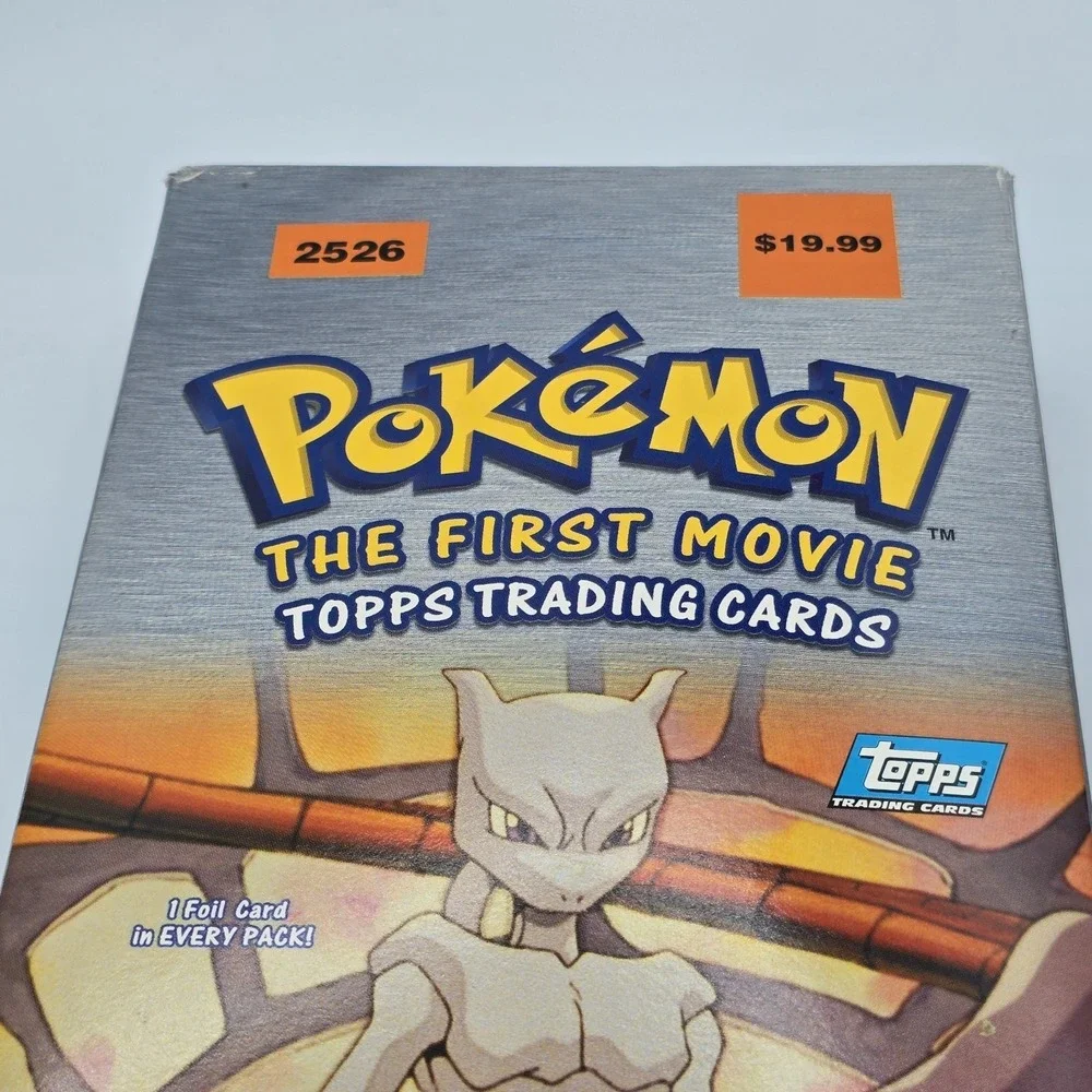 Topps Pokemon the‎ First Movie Trading Cards 10 Pack Booster EMPTY Box